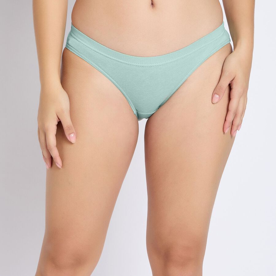 Ladies' 100% Cotton Panty, ओलिव, large image number null