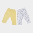 Infants Yellow and White Printed Cotton Pyjama Set, Yellow, small