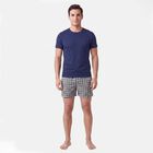 Men's Dark Grey Regular Fit Solid Boxers, Dark Grey, small