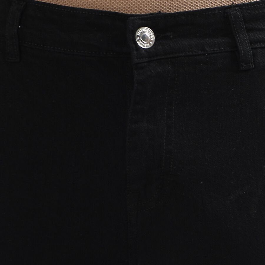 Men's Classic Blue Slim Fit Five Pocket Jeans, Black, large image number null