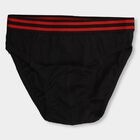 Boys' 100% Cotton Briefs, काला, small image number null