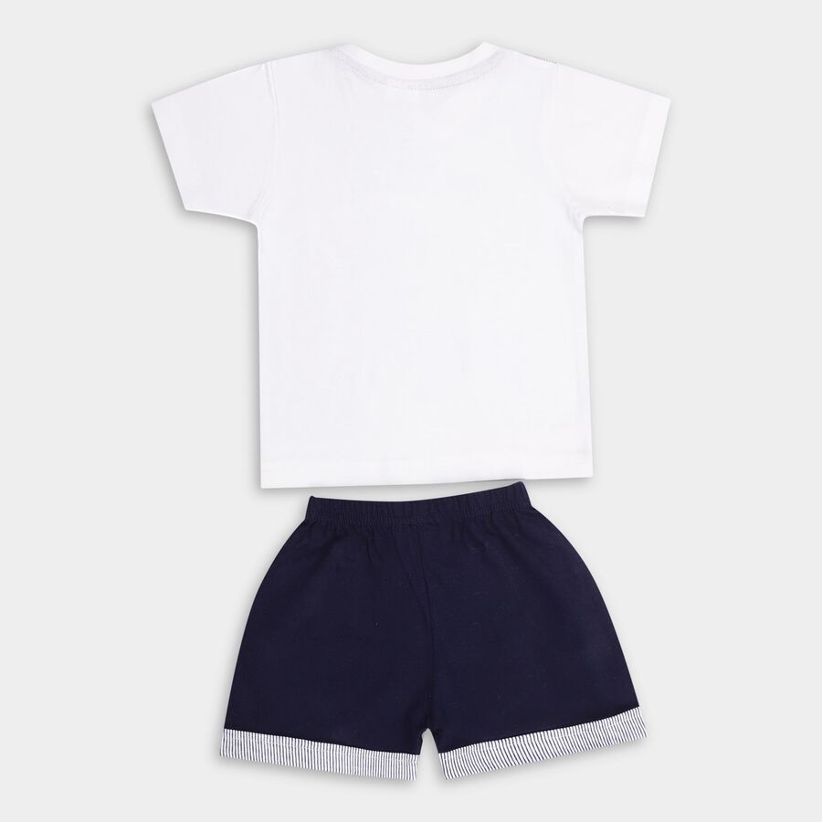 Infants' 100% Cotton Baba Suit , Navy Blue, large image number null