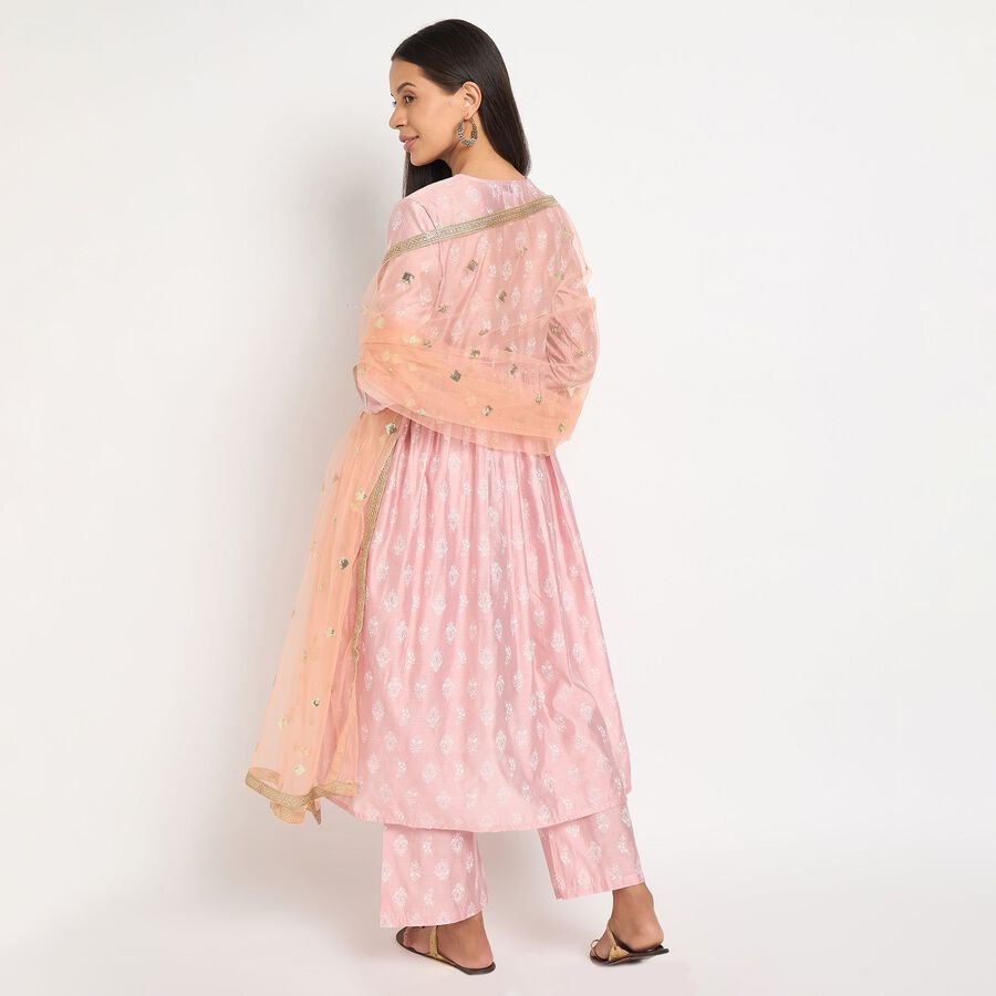 Ladies' Kurta, हल्का गुलाबी, large image number null