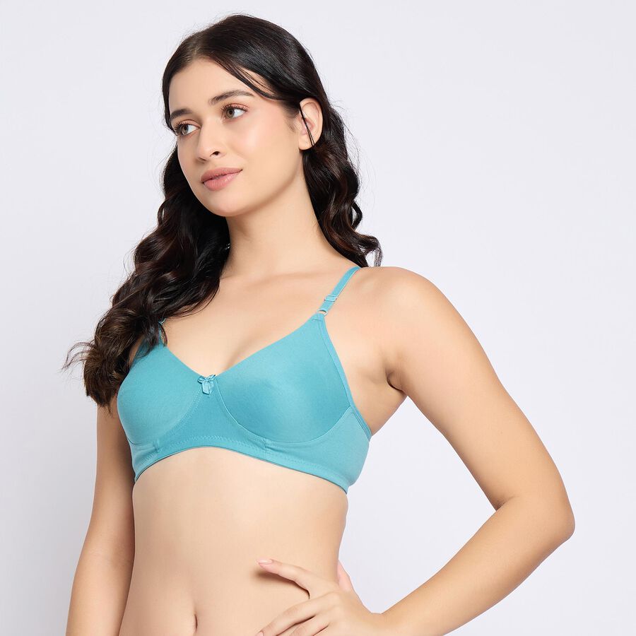 Ladies' Bra , Teal Blue, large image number null