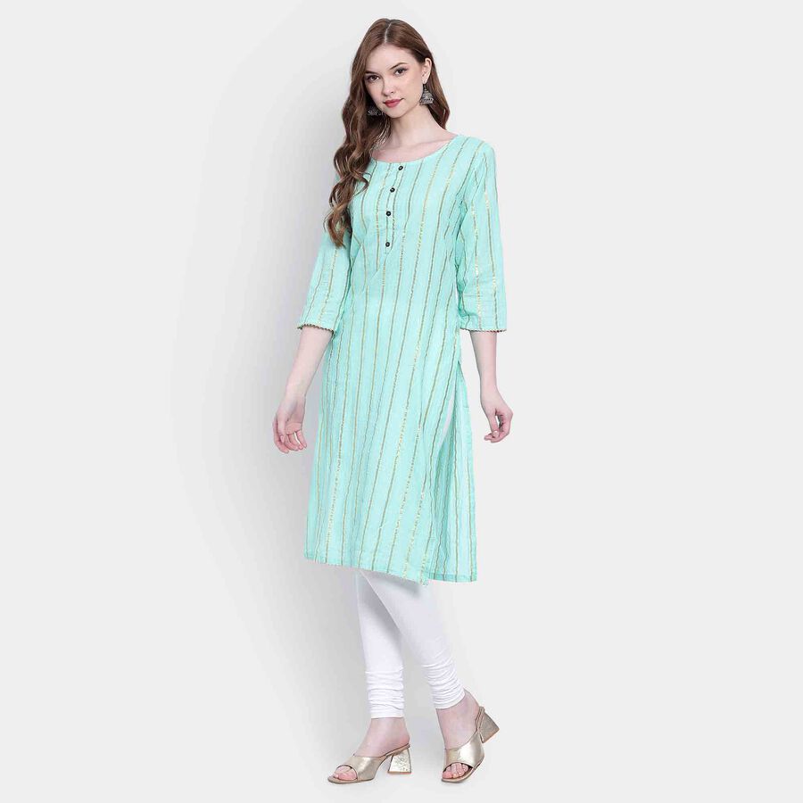 Solid Kurta, Light Green, large image number null