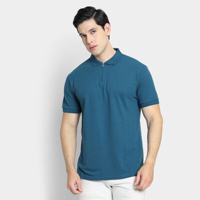 Men's Collared Half Sleeves T-Shirt 