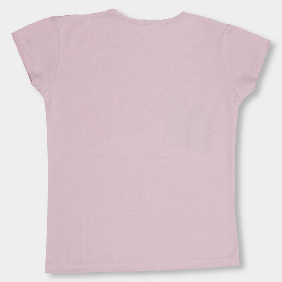 Girls' T-Shirt, लाइलेक, large image number null