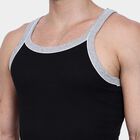 Men's 100% Cotton Gym T-Shirt , Black, small