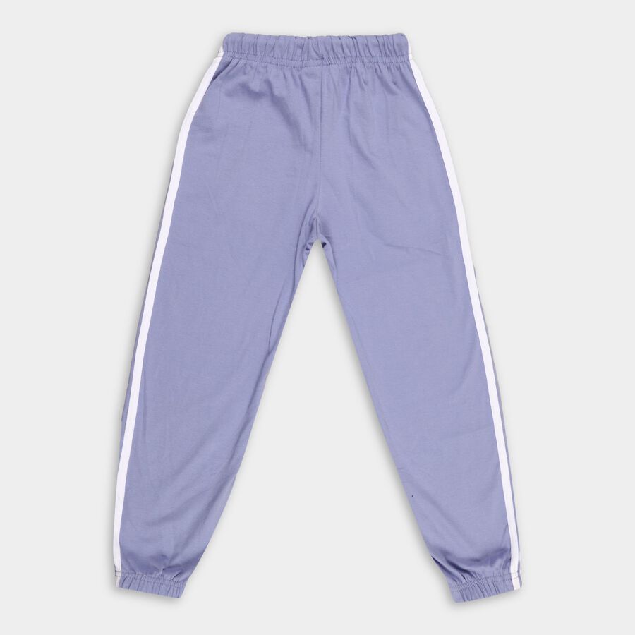 Girls' 100% Cotton Pyjamas, Purple, large image number null