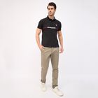 Men's Cross Pocket Slim Fit Casual Trousers, ओलिव, small image number null
