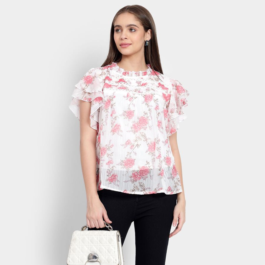 Ladies' Top, Off White, large image number null