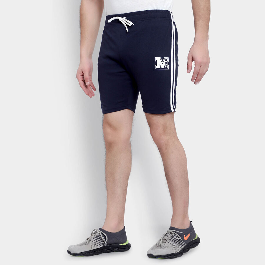 Solid Basic Bermuda, Navy Blue, large image number null