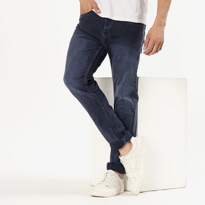Women's Dark Indigo Slim Fit Five-Pocket Jeans