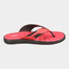 Men Printed Slip-On Flip Flops, Red, small image number null