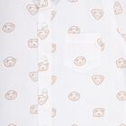 Infants' 100% Cotton Mandarin Collar Shirt , Off White, small image number null