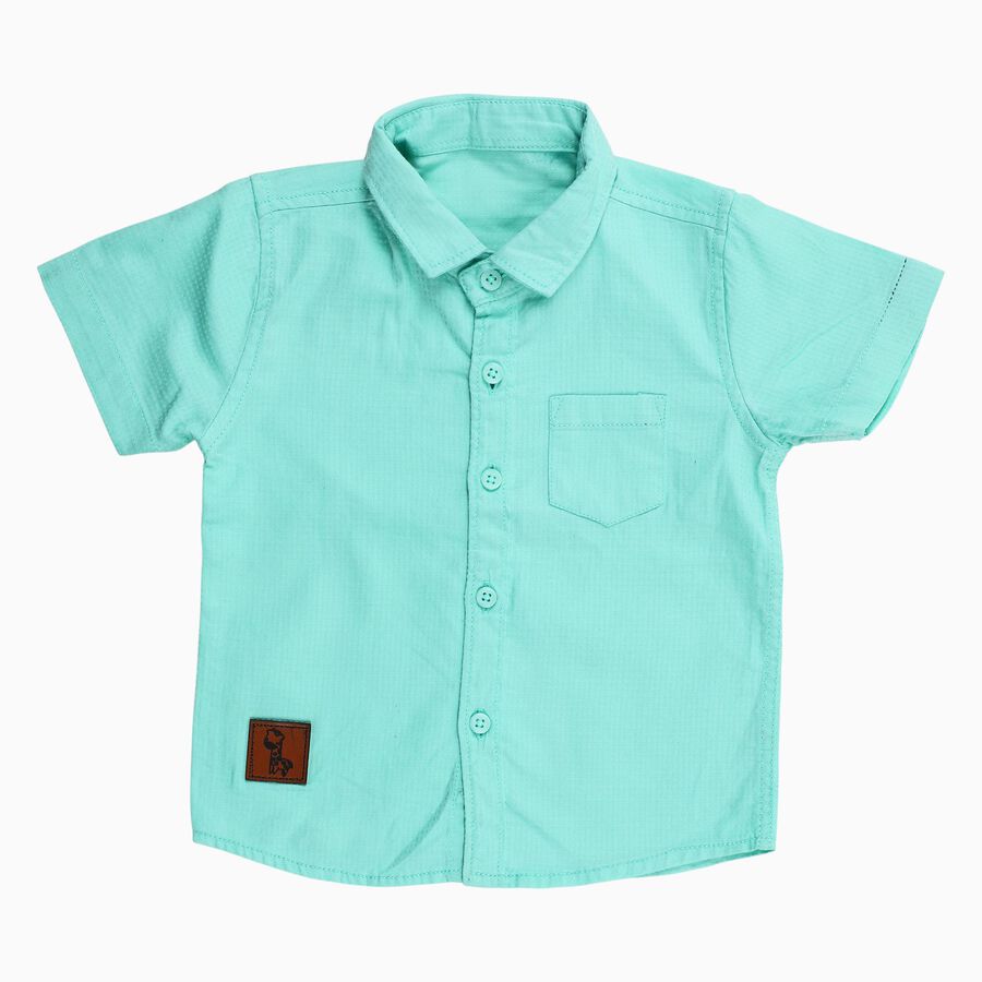 Infants' Shirt, Light Green, large image number null