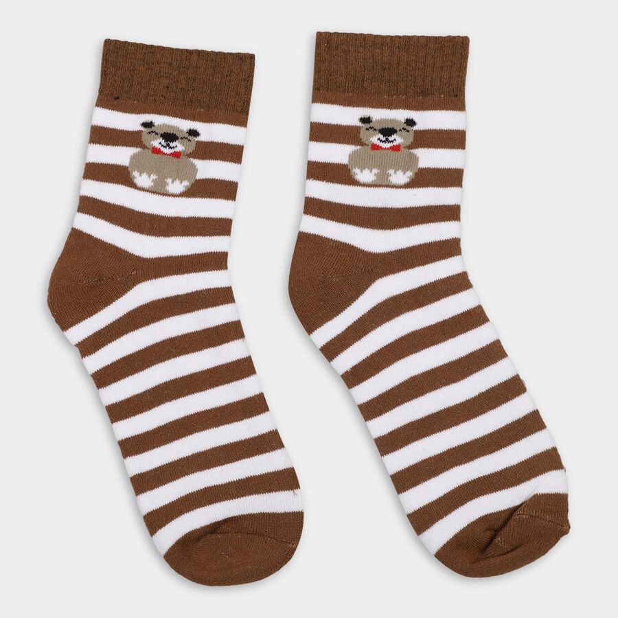 Ladies' Socks , भूरा, large image number null