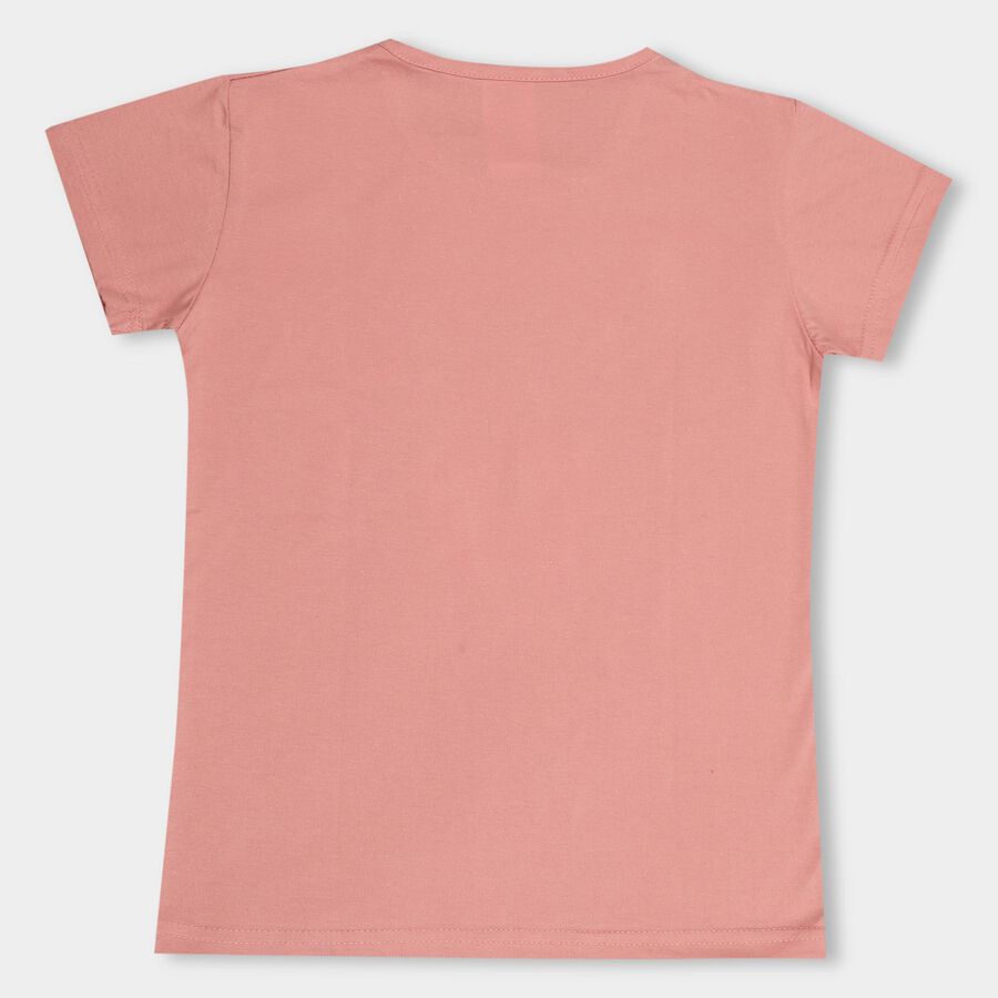 Girls' T-Shirt , Pink, large image number null
