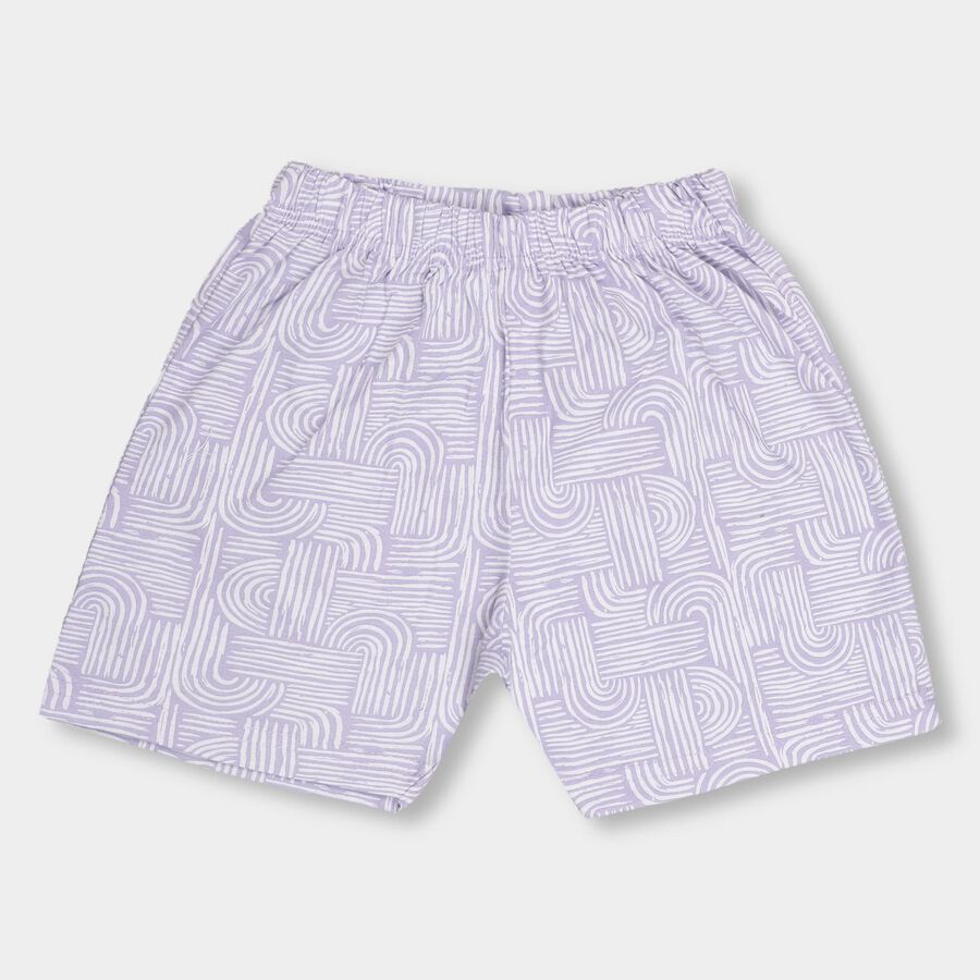 Girls' Pull Ups Shorts, Light Grey, large image number null