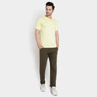 Printed Polo Shirt, Yellow, small image number null