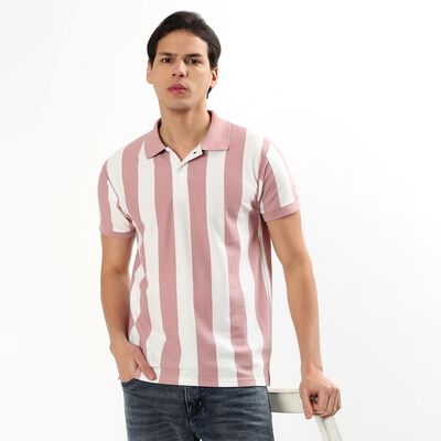 Men's Collared Half Sleeves T-Shirt