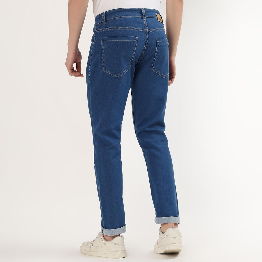 Men's Slim Fit Jeans, हल्का नीला, large