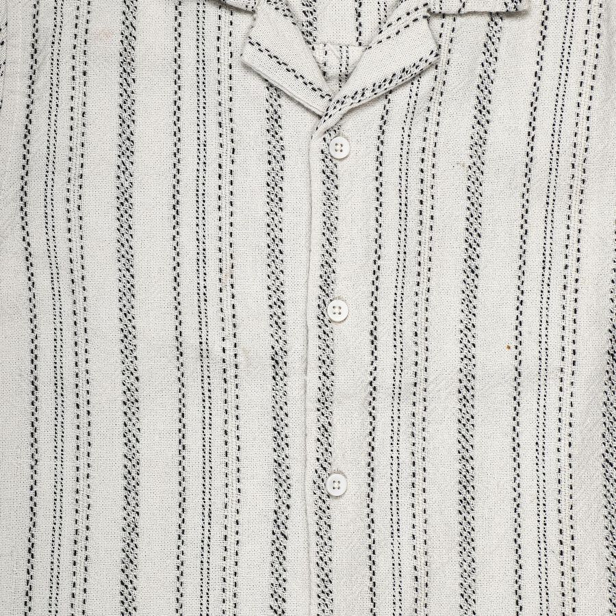 Boys Off-White Cotton Classic Casual Shirt, ऑफ व्हाइट, large
