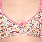 Ladies' 100% Cotton Bra , पीच, small image number null