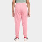 Girls Pink Jogger Fit Ombre Printed Winter Pyjama, गुलाबी, small