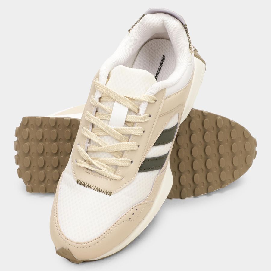 Men's Casual Shoes, Beige, large image number null
