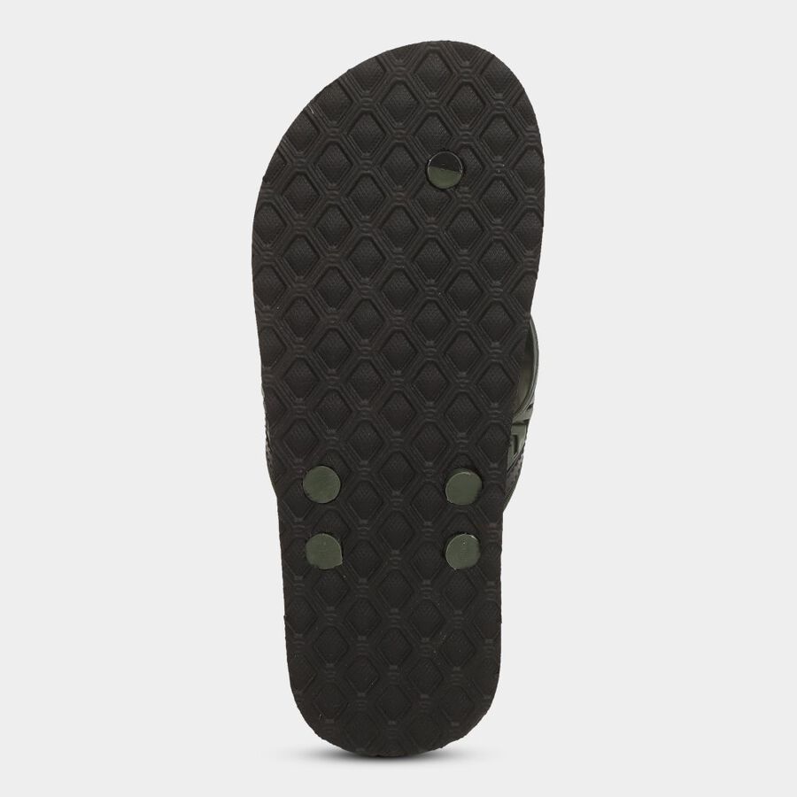 Men's Slippers, हरा, large image number null