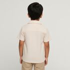Boys' 100% Cotton Casual Shirt, Off White, small image number null