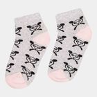 Girls Jacquard Socks, Peach, small image number null