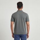 Men's Light Green Cotton Polo Neck Classic T-Shirt, Light Green, small