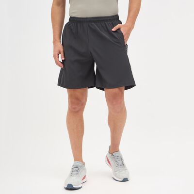 Men's Grey Regular Fit Placement Printed Bermuda Shorts