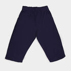 Girls Solid Pull Ups Capri, Navy Blue, small image number null