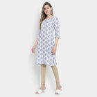 Women Cotton Kurta, ऑफ व्हाइट, small image number null