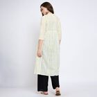 Ladies' 100% Cotton Kurta, Olive, small image number null
