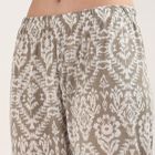 Women's Light Grey Regular-Fit Solid Elastic Waist Pyjama, हल्का ग्रे, small