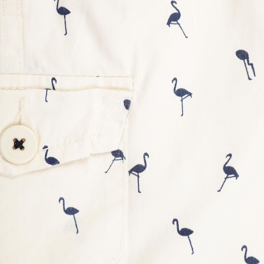Boys Cotton Bermuda, Beige, large image number null