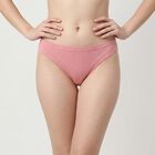 Women's Lilac Regular Fit Solid Panty, लाइलेक, small
