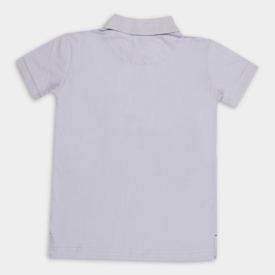Boys' Half Sleeves T-Shirt , Navy Blue, large image number null