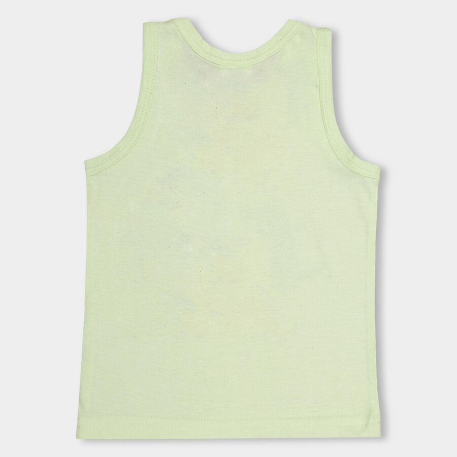 Infants' 100% Cotton Vest , Light Green, large image number null