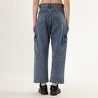 Ladies' High Rise Jeans, Mid Blue, small image number null