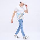 Men's Light Blue Slim Fit Five-Pocket Jeans, Light Blue, small image number null