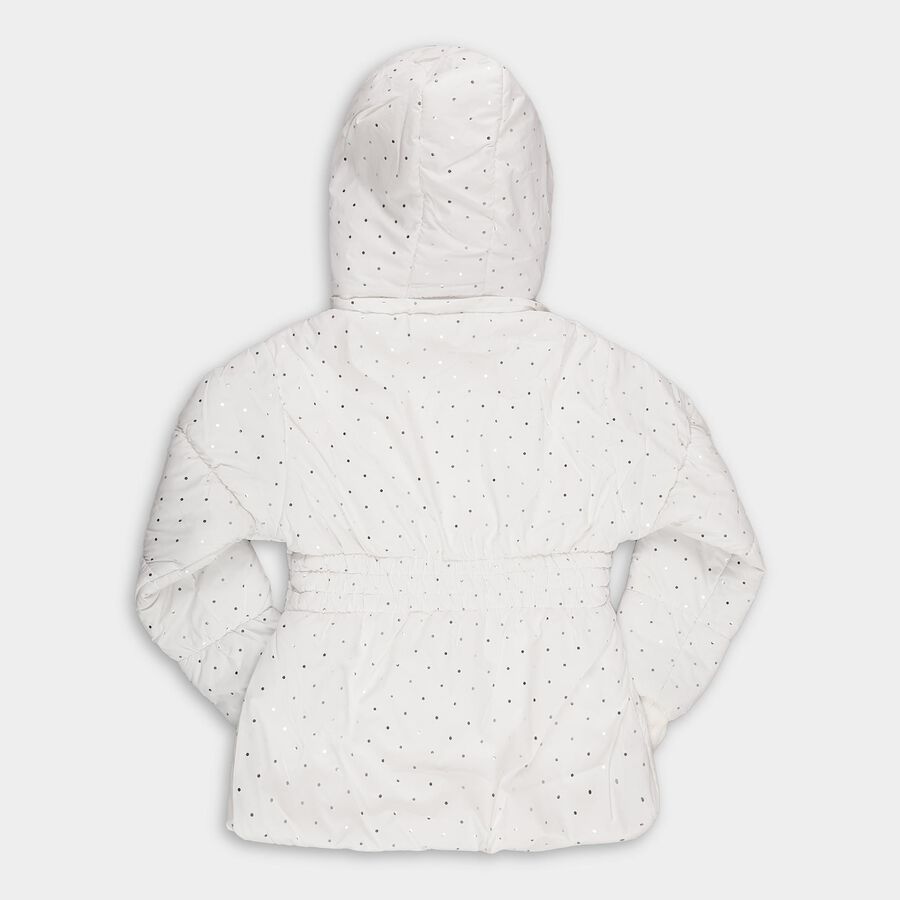 Girls' Jacket, White, large image number null
