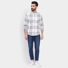 Men's 100% Cotton Casual Shirt, हल्का हरा, small