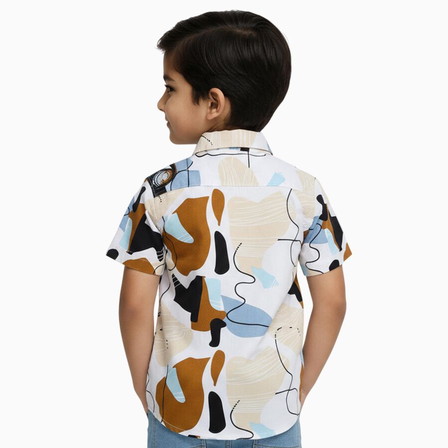 Boys' Casual Shirt, गहरा पीला, large image number null