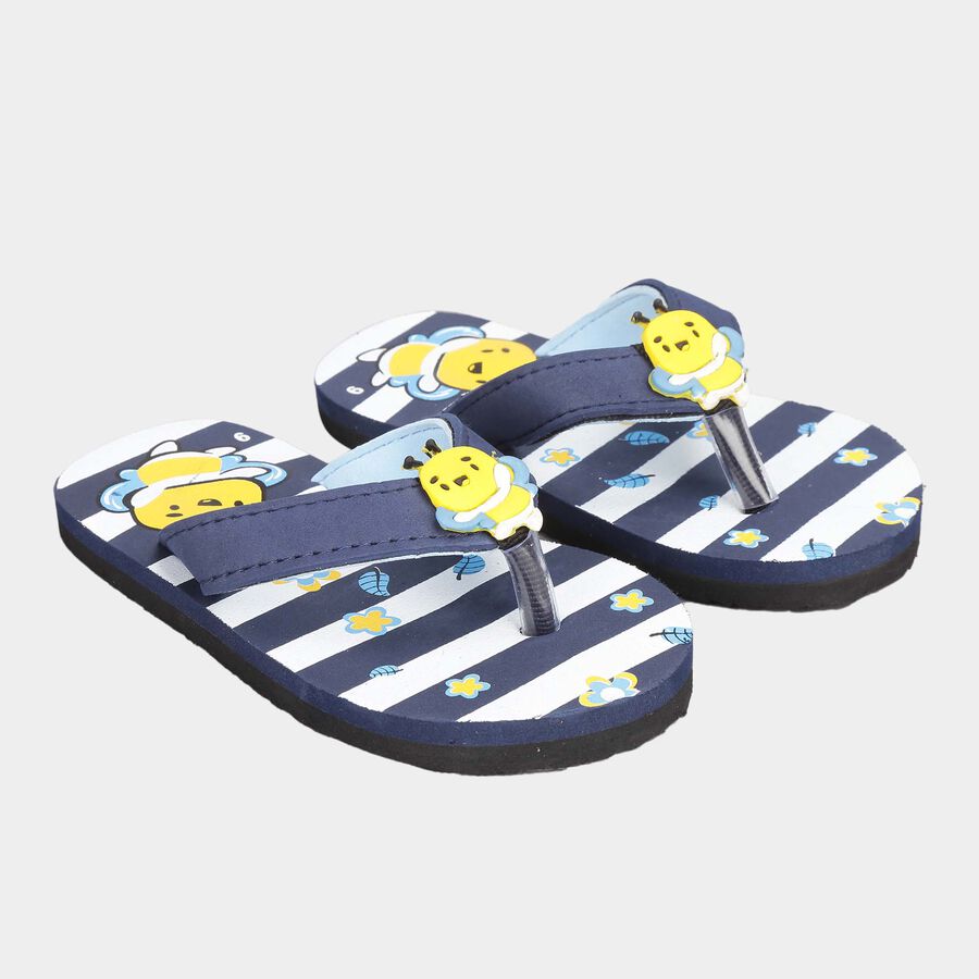 Kids discount navy slippers