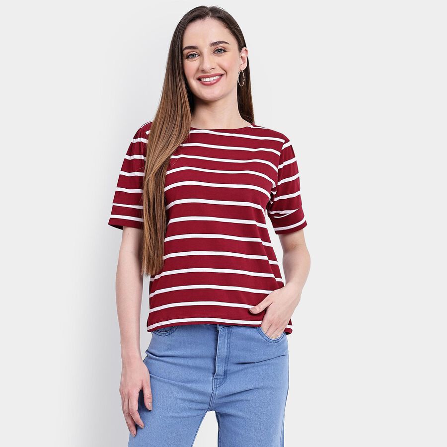 Ladies' Top , बैंगनी, large image number null